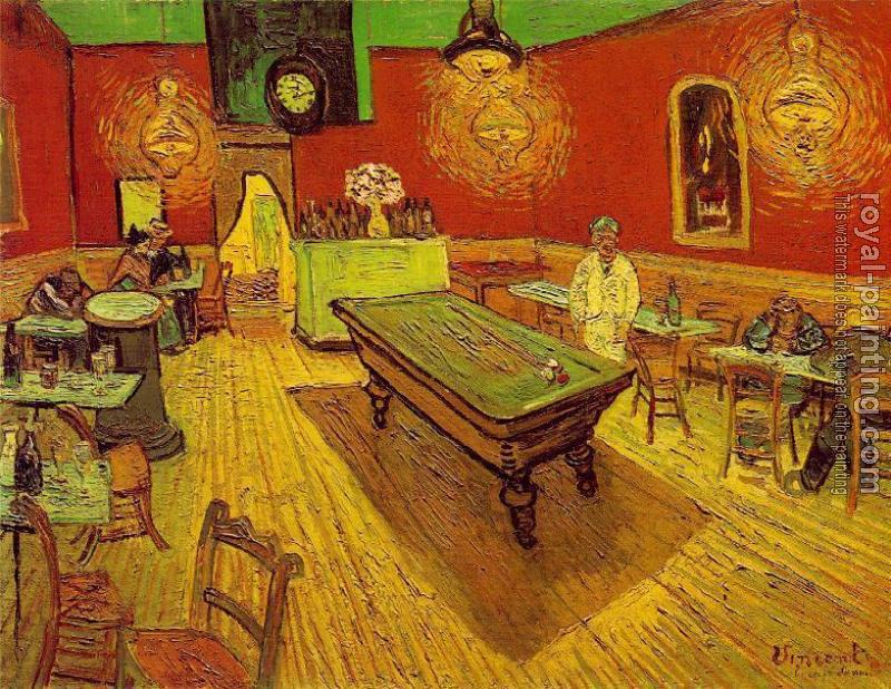 Vincent Van Gogh : The Night Cafe in the Place Lamartine in Arles II